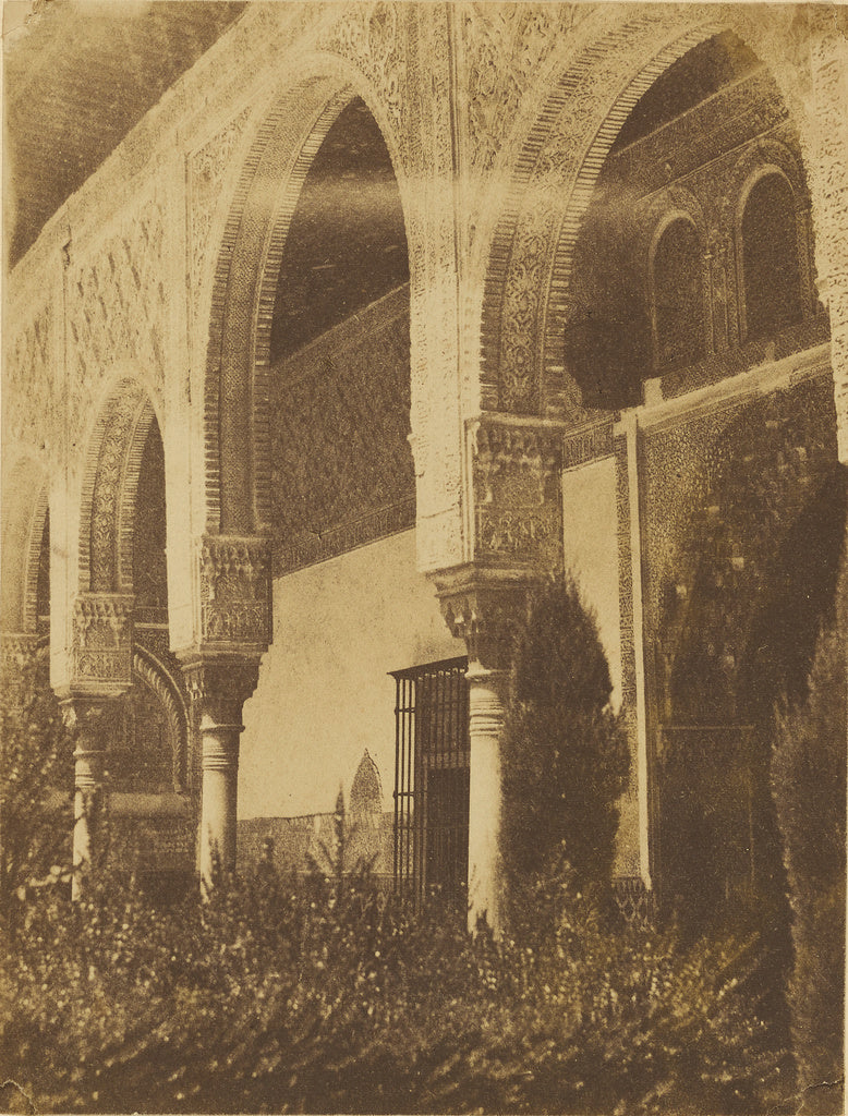 Unknown maker, Spanish:[Interior of Alhambra], Poster Print Wall Art