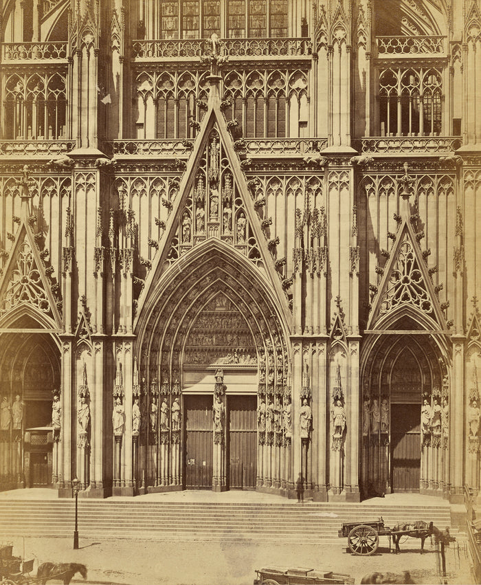 Unknown maker, German:[Exterior of Cologne Cathedral],16x12