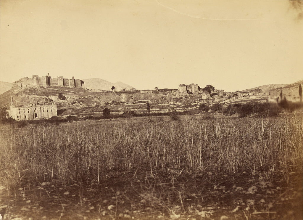 Unknown maker, Turkish:[Fort and ruins], Poster Print Wall Art