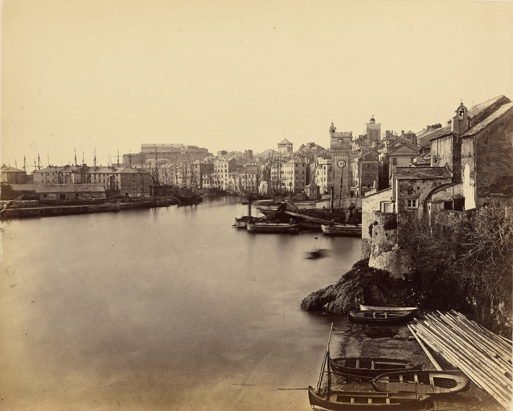 Unknown maker, French:[Port of Savona], Poster Print Wall Art