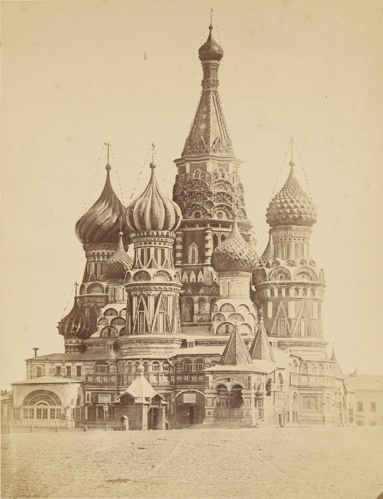 Unknown maker, Russian:[Saint Basil's Cathedral], Poster Print Wall Art