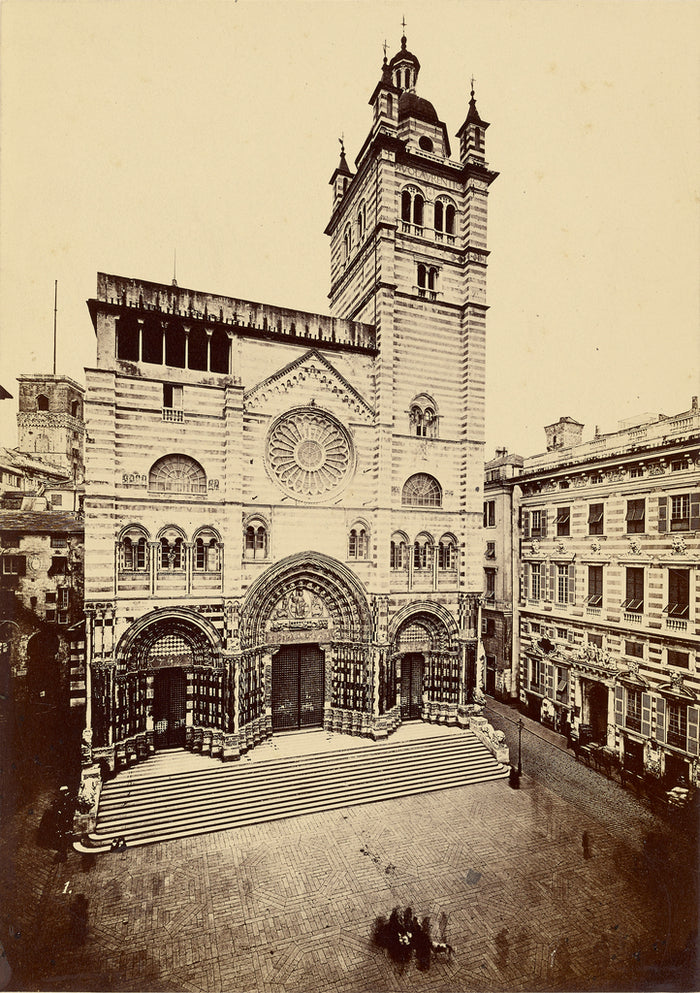 Unknown maker, Italian:[Genoa Cathedral],16x12