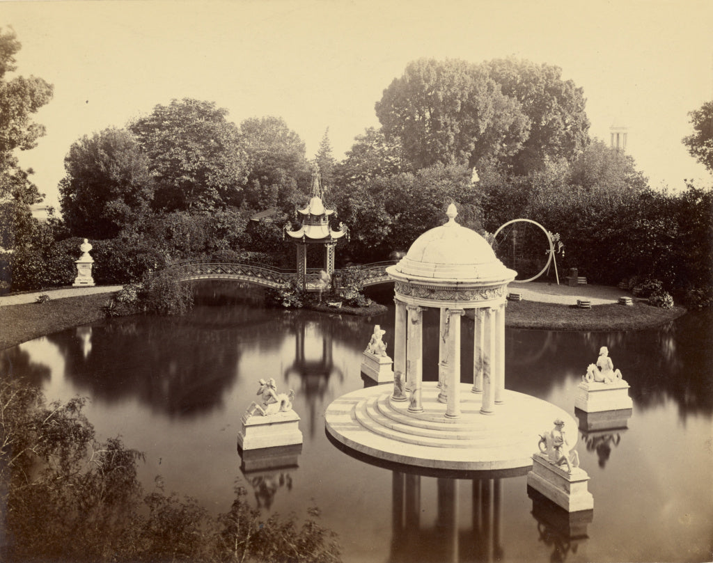 Celestino Degoix:[Temple of Diana, Villa Durazzo-Pallavicini, Poster Print Wall Art