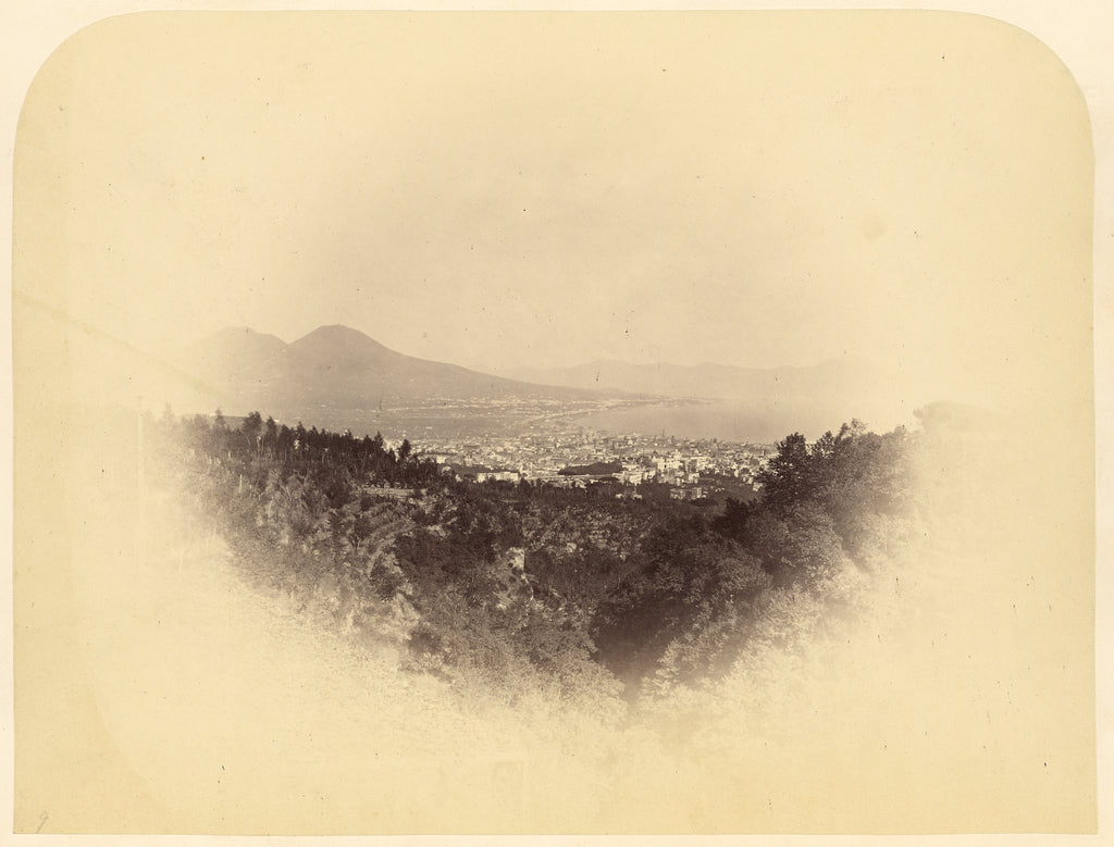 Unknown maker, Italian:[Distant view of Naples], Poster Print Wall Art