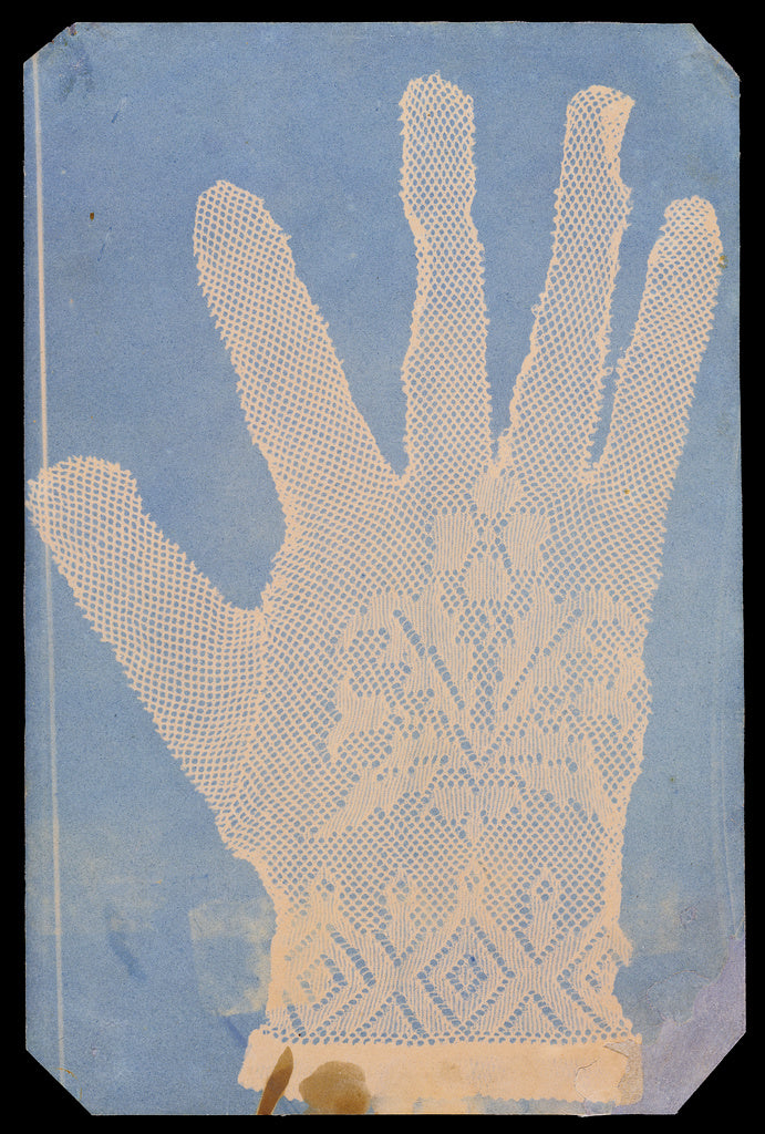 Hippolyte Bayard:[Lace Glove], Poster Print Wall Art