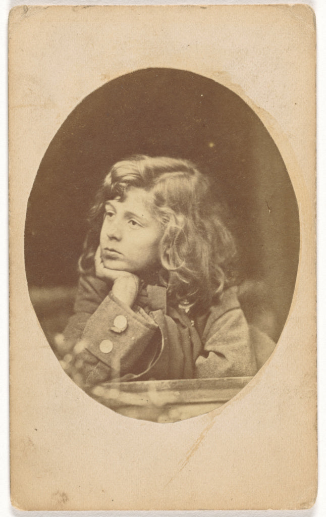 Oscar Gustave Rejlander:[Portrait of a Young Hallam Tennyson,16x12