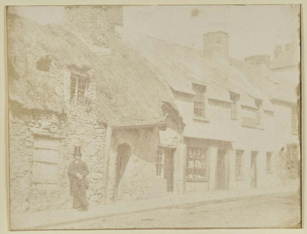Reverend Calvert Jones:[Man standing in front of cottage], Poster Print Wall Art