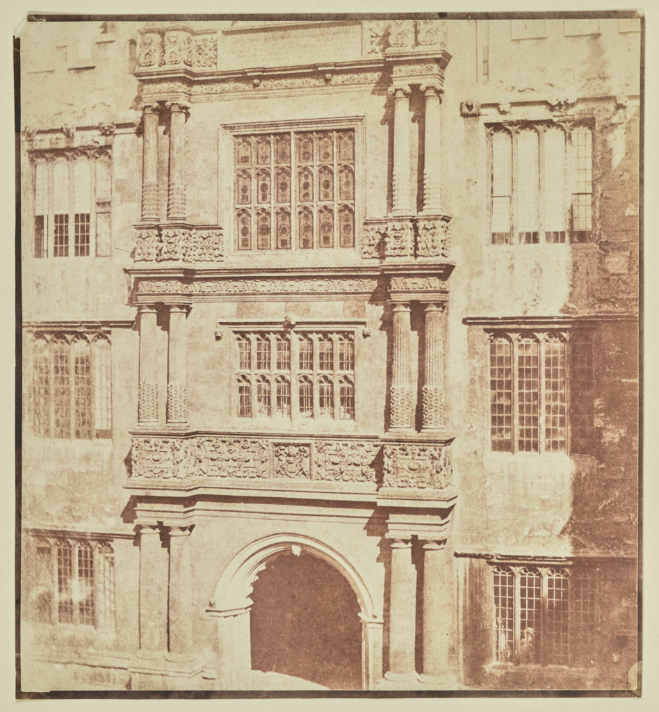 William Henry Fox Talbot:[The Schools at Oxford, now The Bod,16x12"(A3)Poster