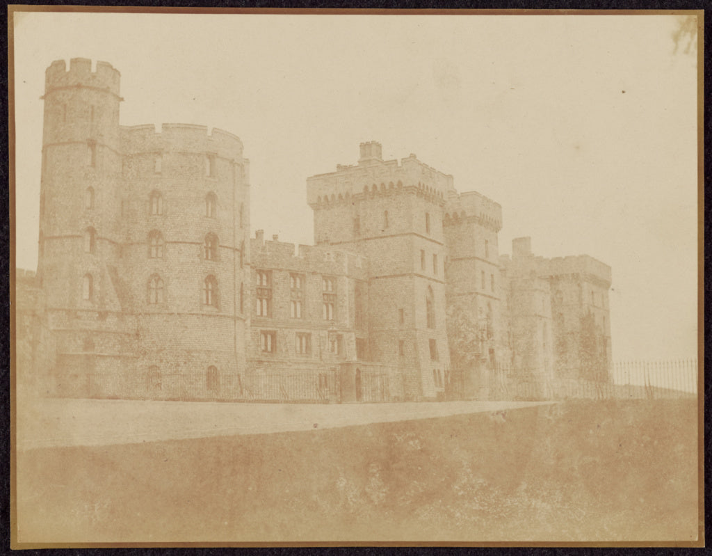 William Henry Fox Talbot:[Windsor Castle, South Front],16x12"(A3)Poster