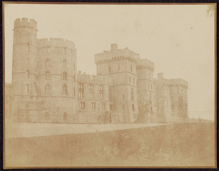 William Henry Fox Talbot:[Windsor Castle, South Front],16x12