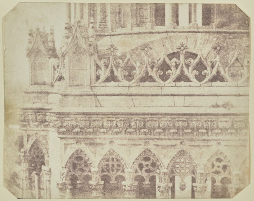 William Henry Fox Talbot:[Cathedral, Orleans], Poster Print Wall Art