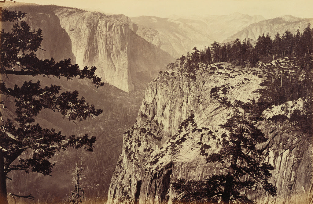 Carleton Watkins:The First View of the Valley from the Marip, Poster Print Wall Art