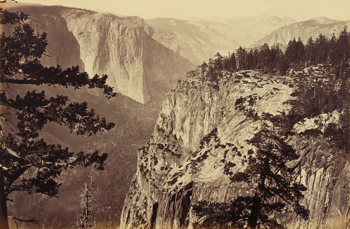 Carleton Watkins:The First View of the Valley from the Marip,16x12