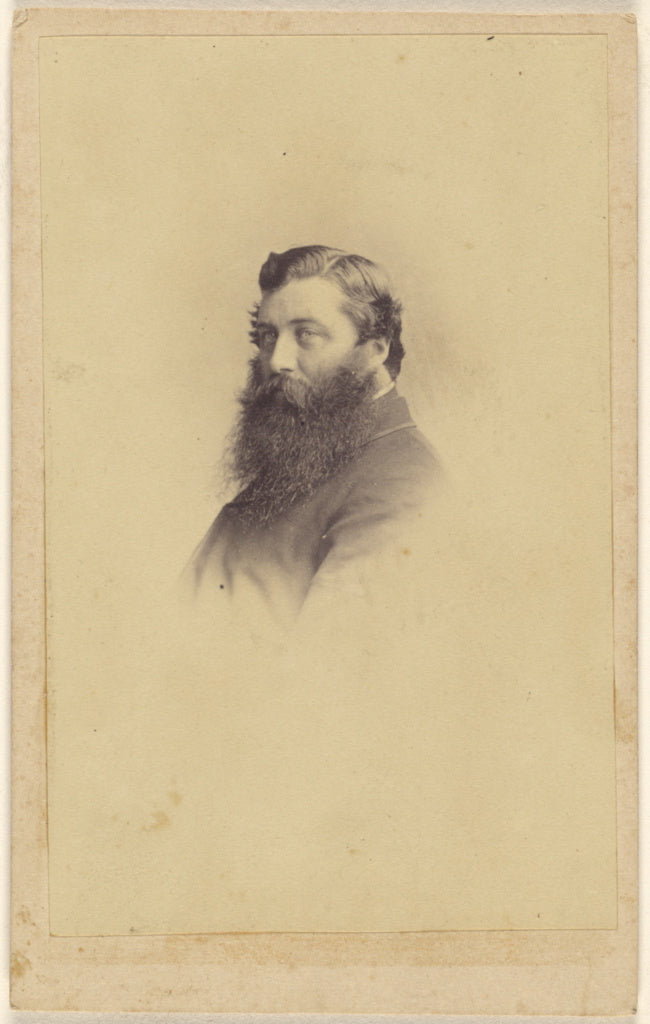 Unknown:[Unidentified bearded man in vignette-style],16x12"(A3)Poster