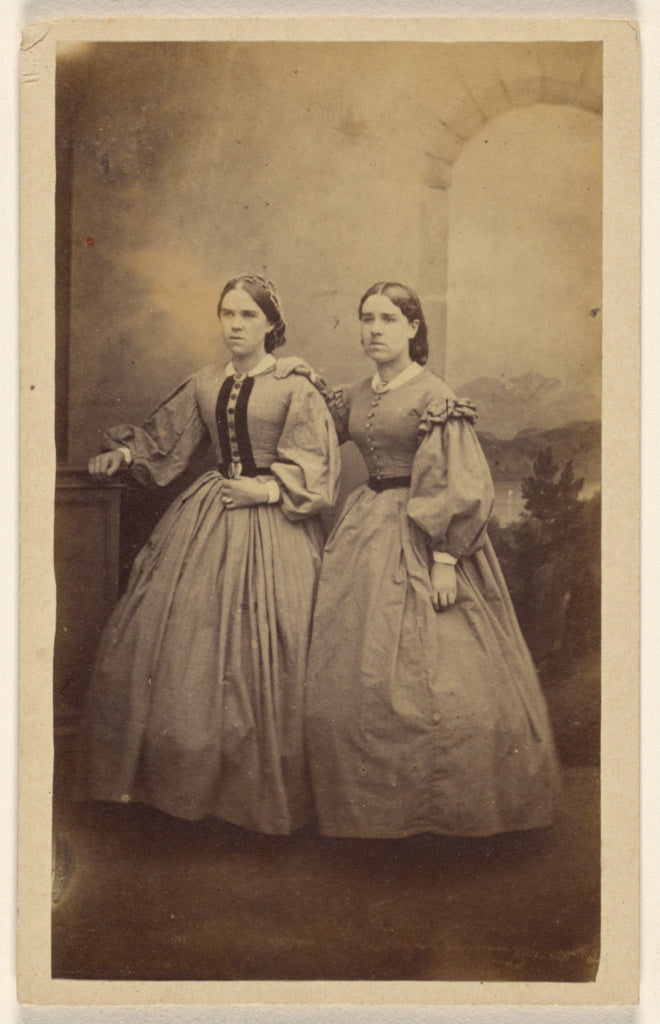 Ross & Thomson:[Two unidentified women, standing], Poster Print Wall Art