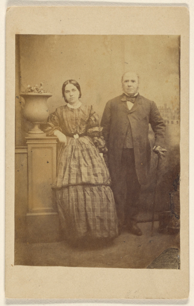 Ross & Thomson:[Mrs. Mackay's mother & father], Poster Print Wall Art