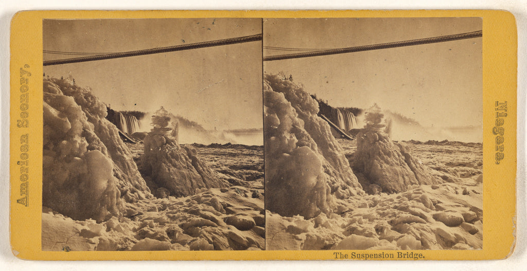 Unknown maker, American:The Suspension Bridge. [Niagara], Poster Print Wall Art