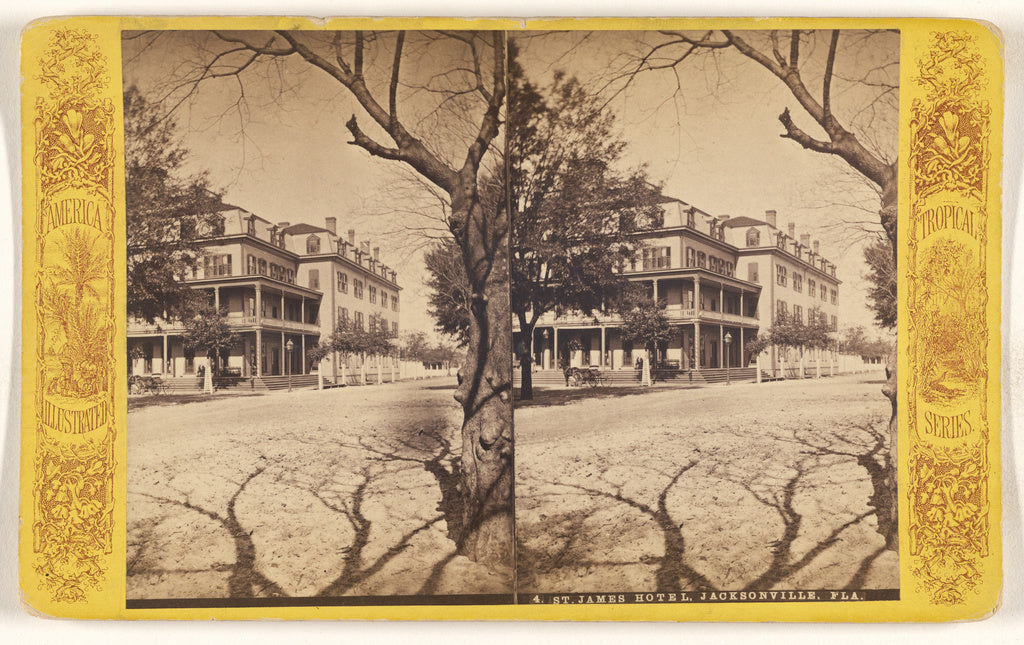 Unknown maker, American:St. James Hotel, Jacksonville, Fla., Poster Print Wall Art