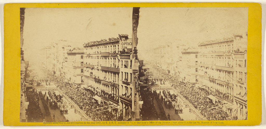 Edward and Henry T. Anthony & Co.:The Funeral of President L, Poster Print Wall Art