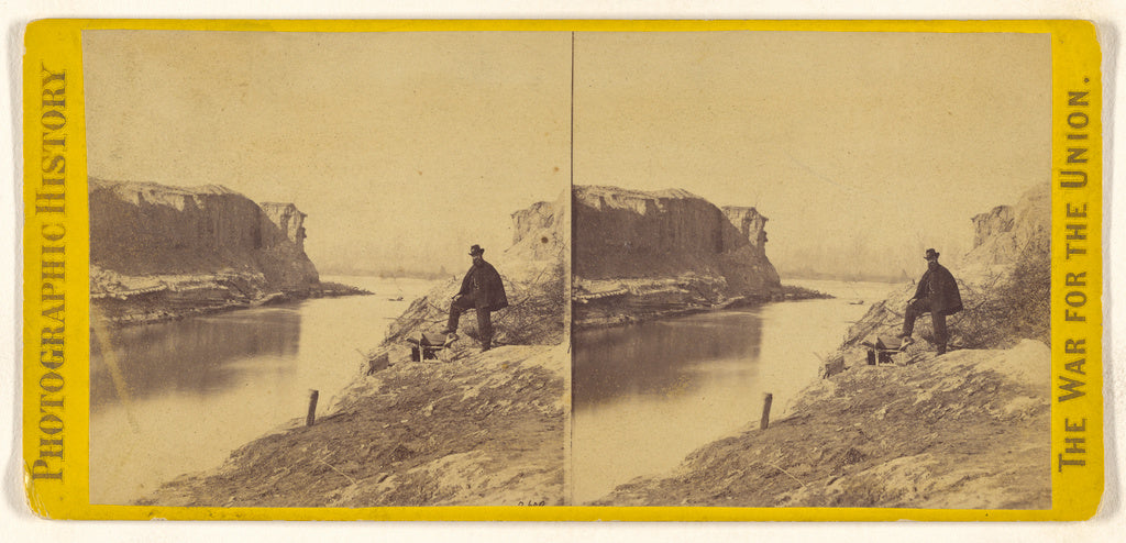 Edward and Henry T. Anthony & Co.:Dutch Gap Canal. Taken aft, Poster Print Wall Art