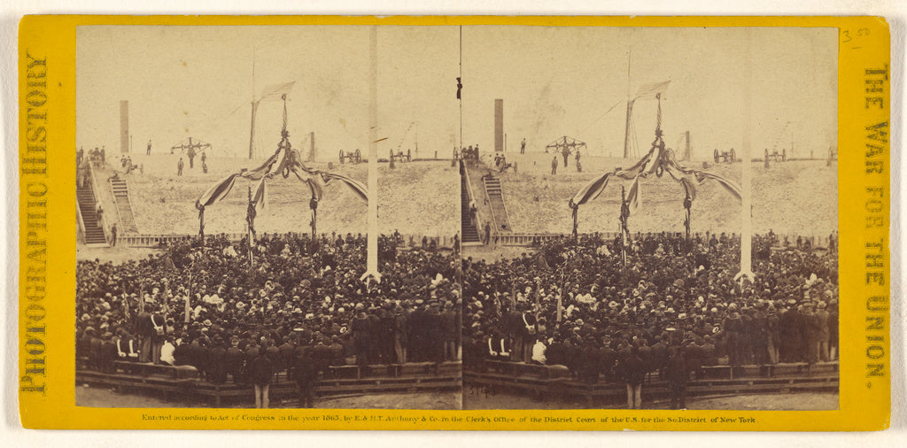 Edward and Henry T. Anthony & Co.:Interior of Fort Sumpter, , Poster Print Wall Art