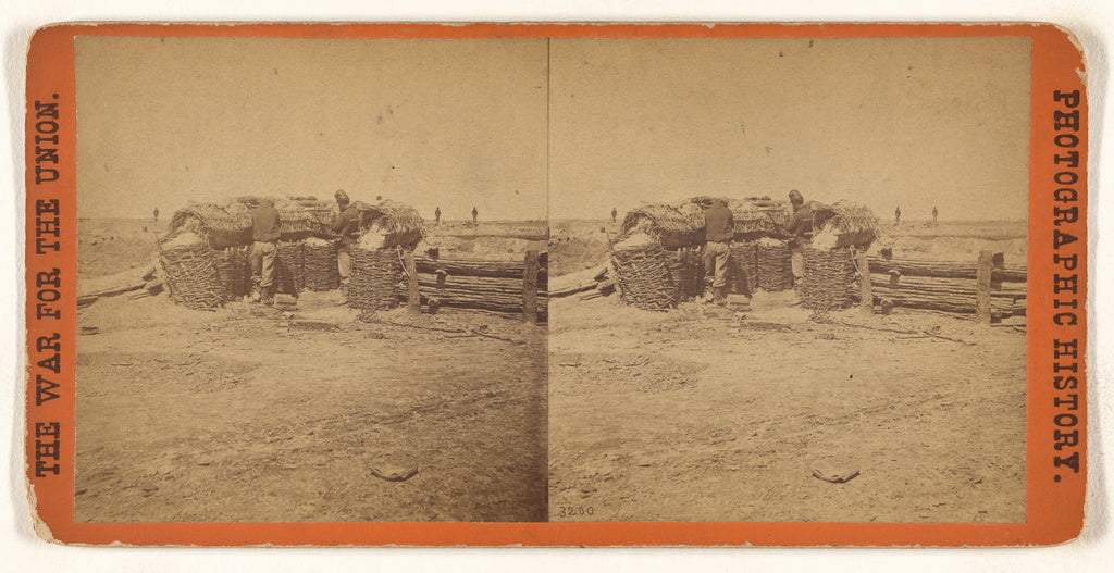 Edward and Henry T. Anthony & Co.:Union Picket line in front, Poster Print Wall Art