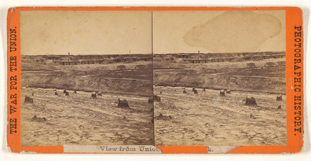 Edward and Henry T. Anthony & Co.:View from the Union Fort S, Poster Print Wall Art