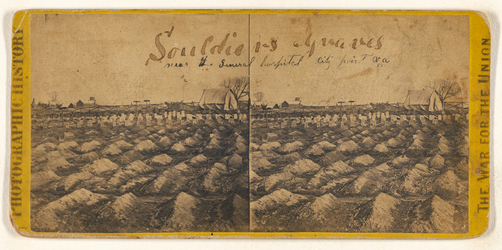 Edward and Henry T. Anthony & Co.:Soldiers'Graves near the G, Poster Print Wall Art