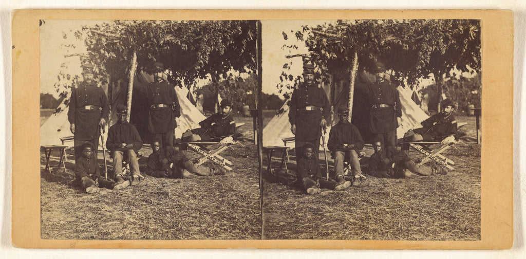 Edward and Henry T. Anthony & Co.:Contraband Foreground. [Ar, Poster Print Wall Art