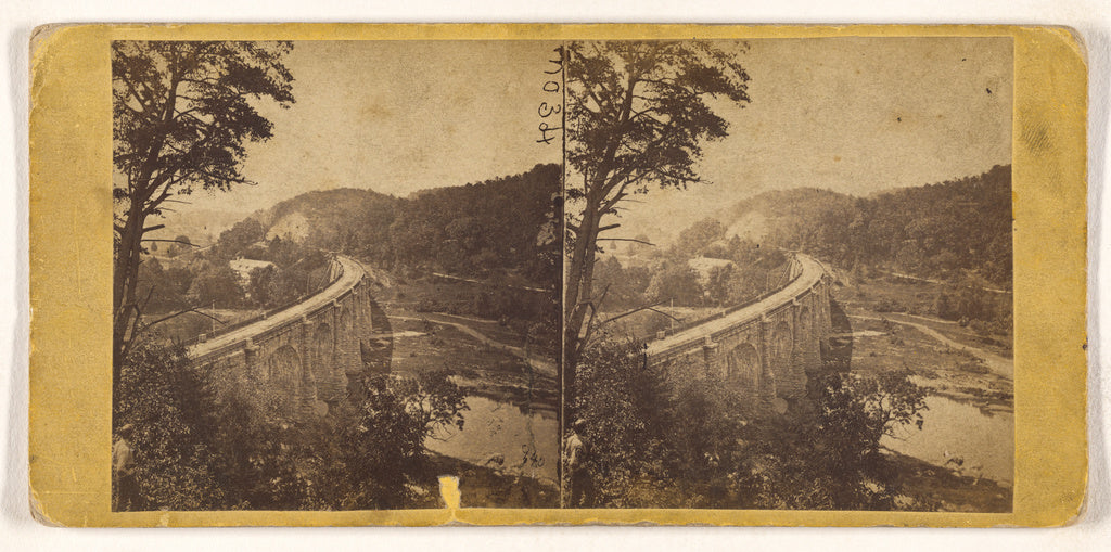 Edward and Henry T. Anthony & Co.:The Viaduct at the Relay H, Poster Print Wall Art
