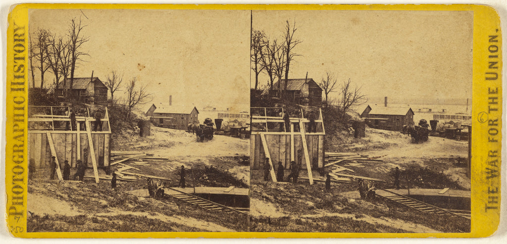 Mathew B. BradyStudio of:Rail Road Depot at City Point, Va., Poster Print Wall Art