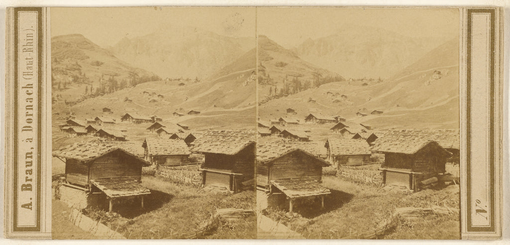 Adolphe Braun:Murren., Poster Print Wall Art