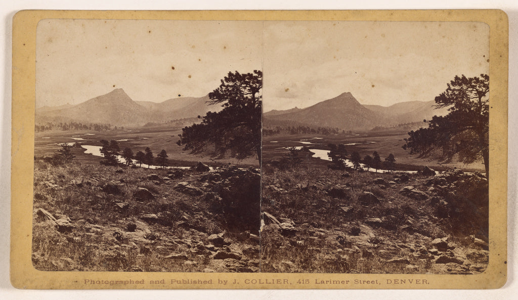 Joseph Collier:Mount Olympus. [Estes' Park, Colorado], Poster Print Wall Art