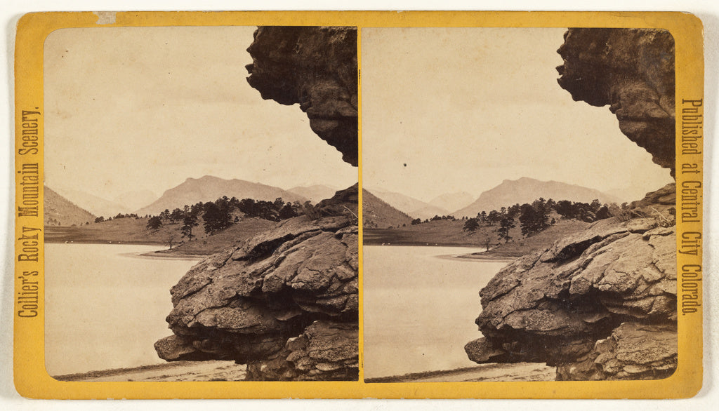 Joseph Collier:Lake St. Mary, Looking West. [Estes' Park, Co, Poster Print Wall Art