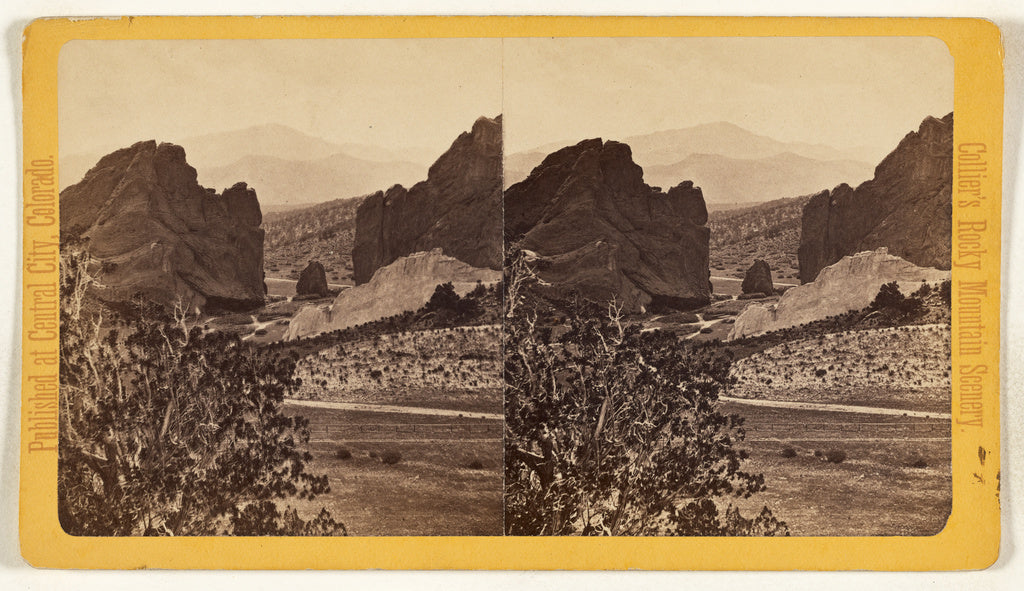 Joseph Collier:Pike's Peak from Garden of the Gods. [Manitou, Poster Print Wall Art