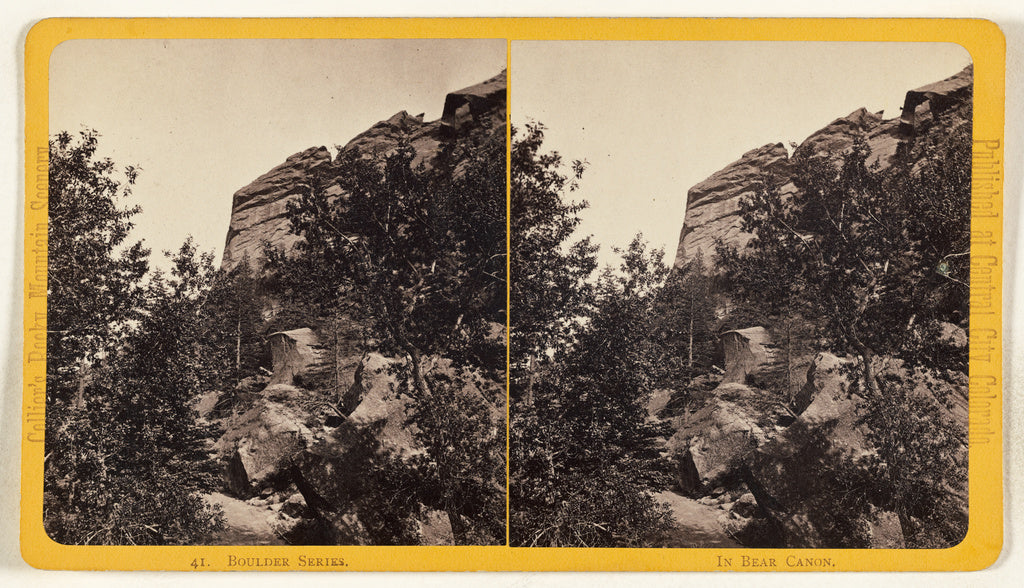 Joseph Collier:In Bear Canon. [Boulder, Colorado], Poster Print Wall Art