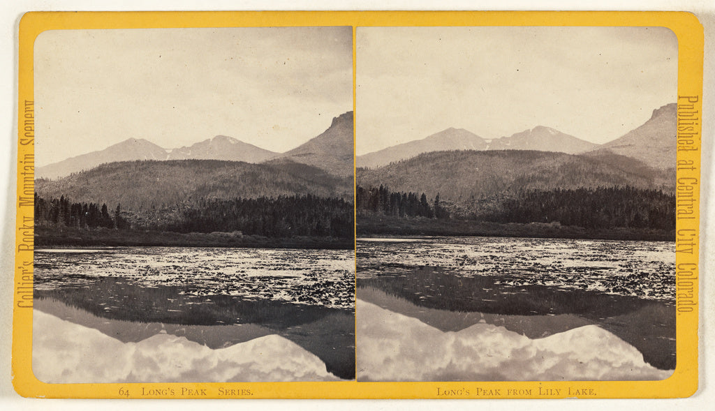 Joseph Collier:Long's Peak from Lily Lake. [Colorado], Poster Print Wall Art