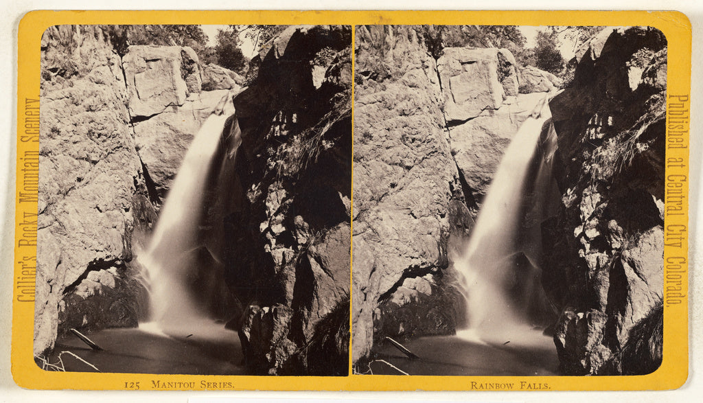 Joseph Collier:Rainbow Falls. [Manitou, Colorado], Poster Print Wall Art