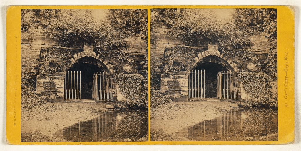 Henry T. Cooke & Son:Guy's Cliff - Guy's Well., Poster Print Wall Art