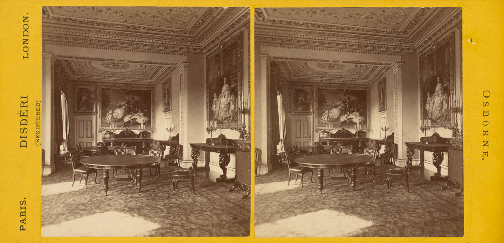 André Adolphe-Eugène Disdéri:Dining Room./Salle-a-Manger. [O, Poster Print Wall Art