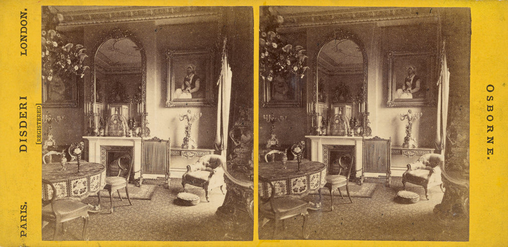 André Adolphe-Eugène Disdéri:The Small Drawing Room./Le Peti, Poster Print Wall Art