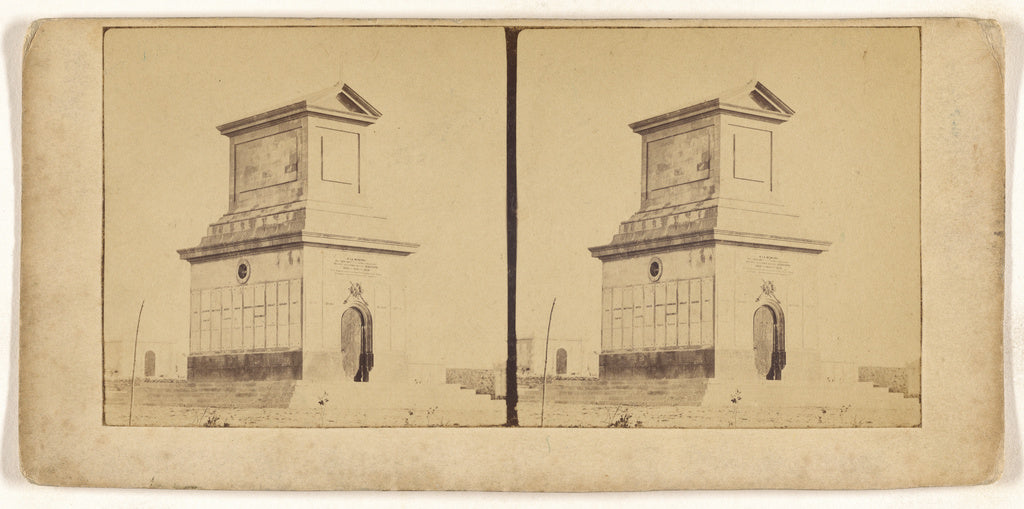 Attributed to Unknown maker, British:[Officers' Tomb, French, Poster Print Wall Art