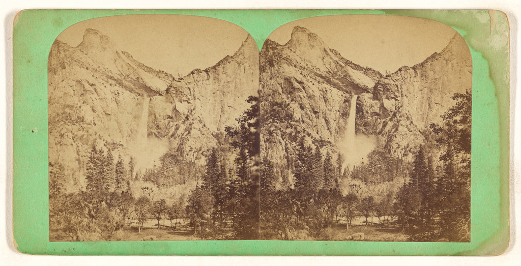 Unknown maker, American:[Bridal Veil Fall. Yo-Semite Valley., Poster Print Wall Art