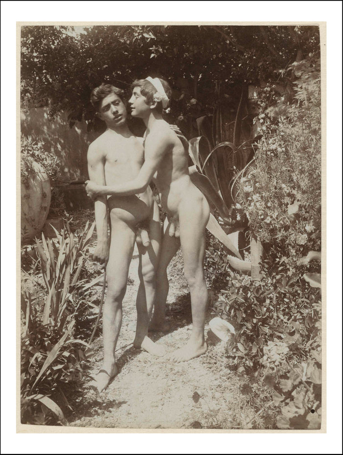 Male Nude by Wilhelm von Gloeden, histoic photo, 16x12