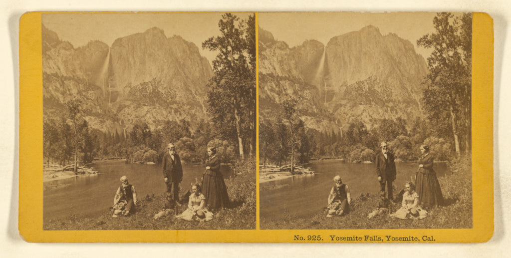 Benjamin West Kilburn:Yosemite Falls, Yosemite, Cal., Poster Print Wall Art
