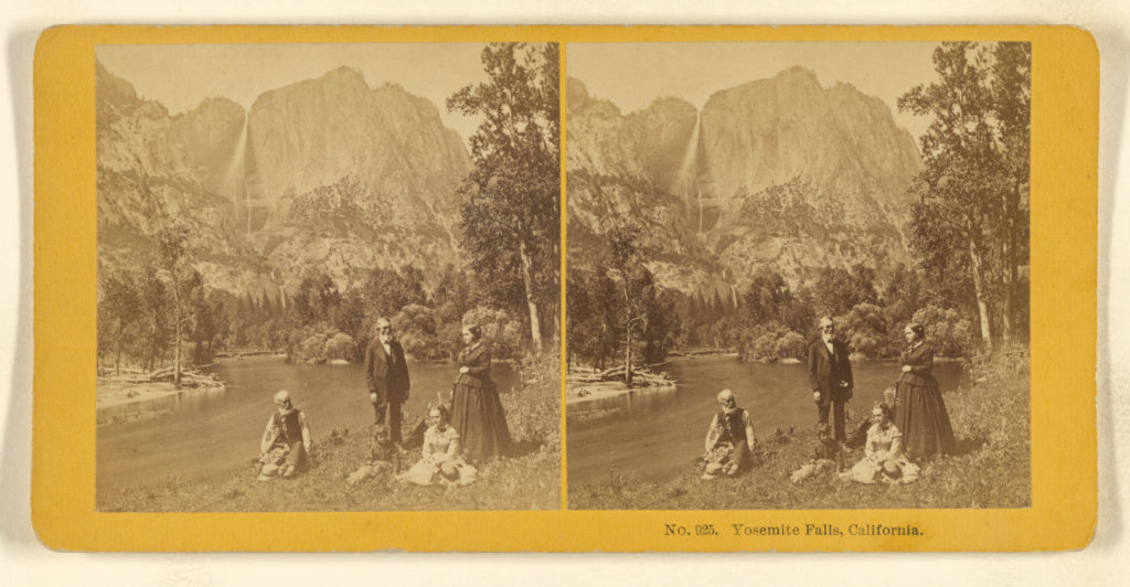 Benjamin West Kilburn:Yosemite Falls, California., Poster Print Wall Art