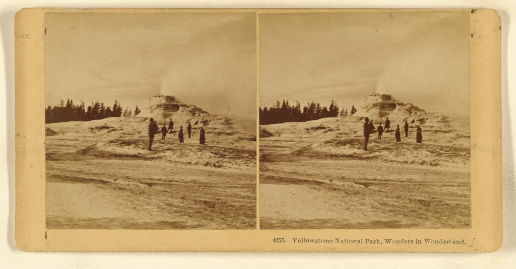 Benjamin West Kilburn:Yellowstone National Park, Wonders in , Poster Print Wall Art