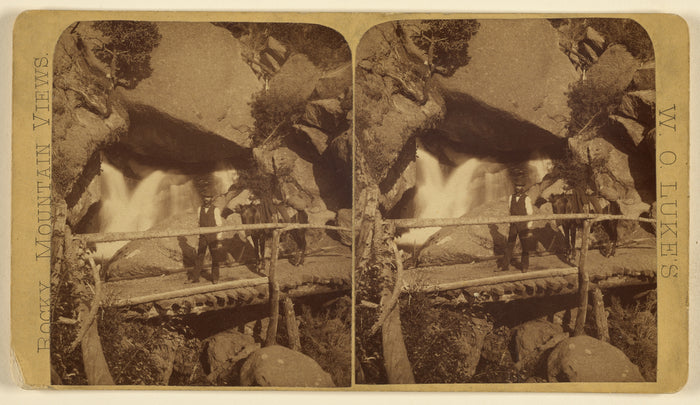 Wellington O. Luke:[Sheltered Falls, Pike's Peak],16x12