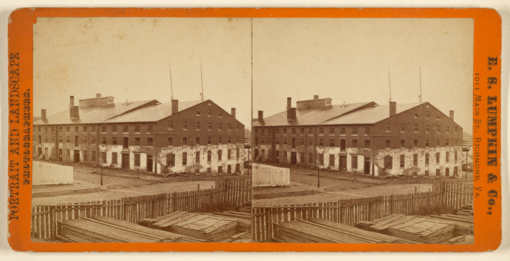 E.S. Lumpkin & Company:Libby Prison, Poster Print Wall Art