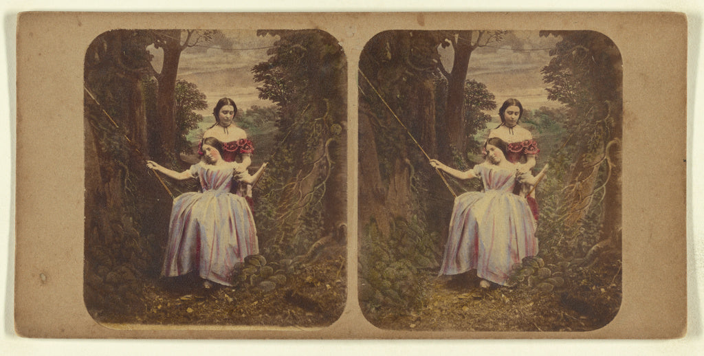 London Stereoscopic CompanyAttributed to:[Woman pushing anot,16x12"(A3)Poster